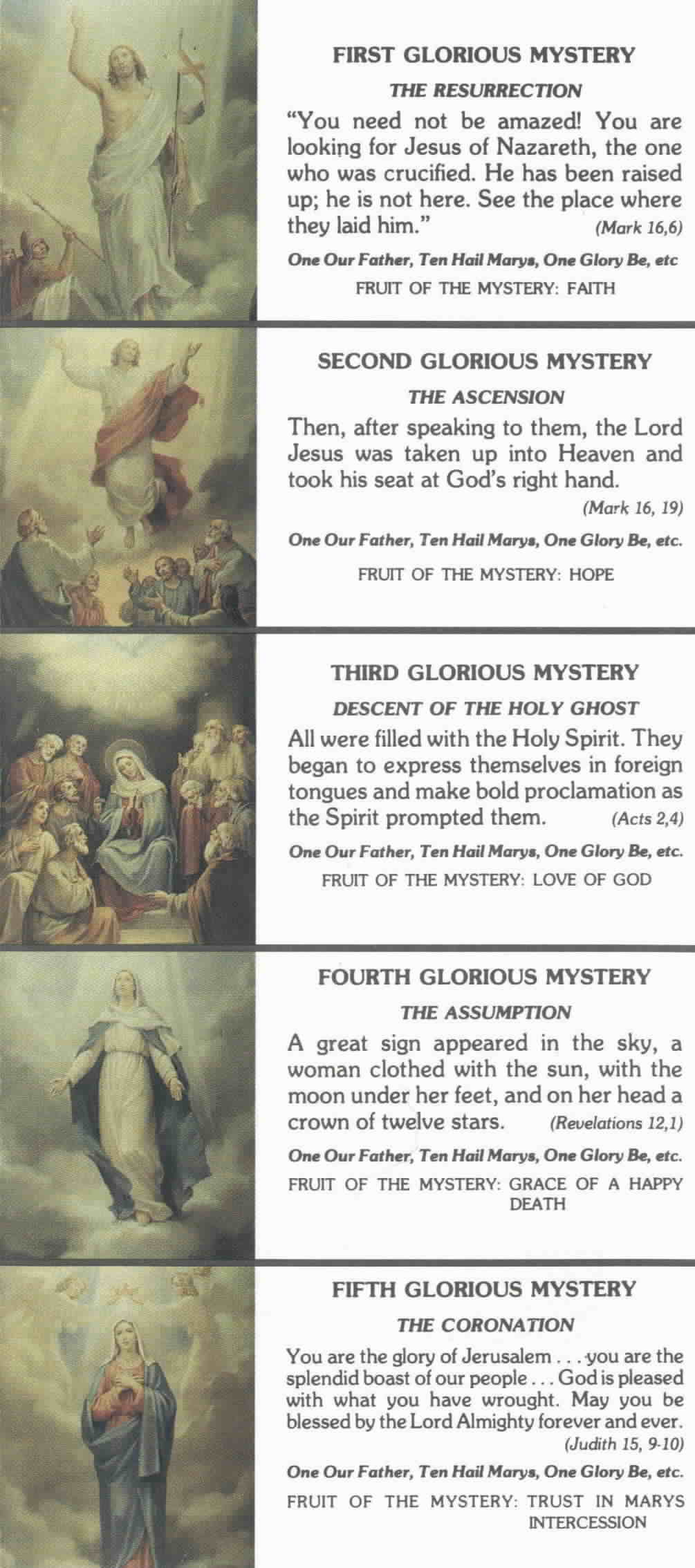 Glorious Mysteries