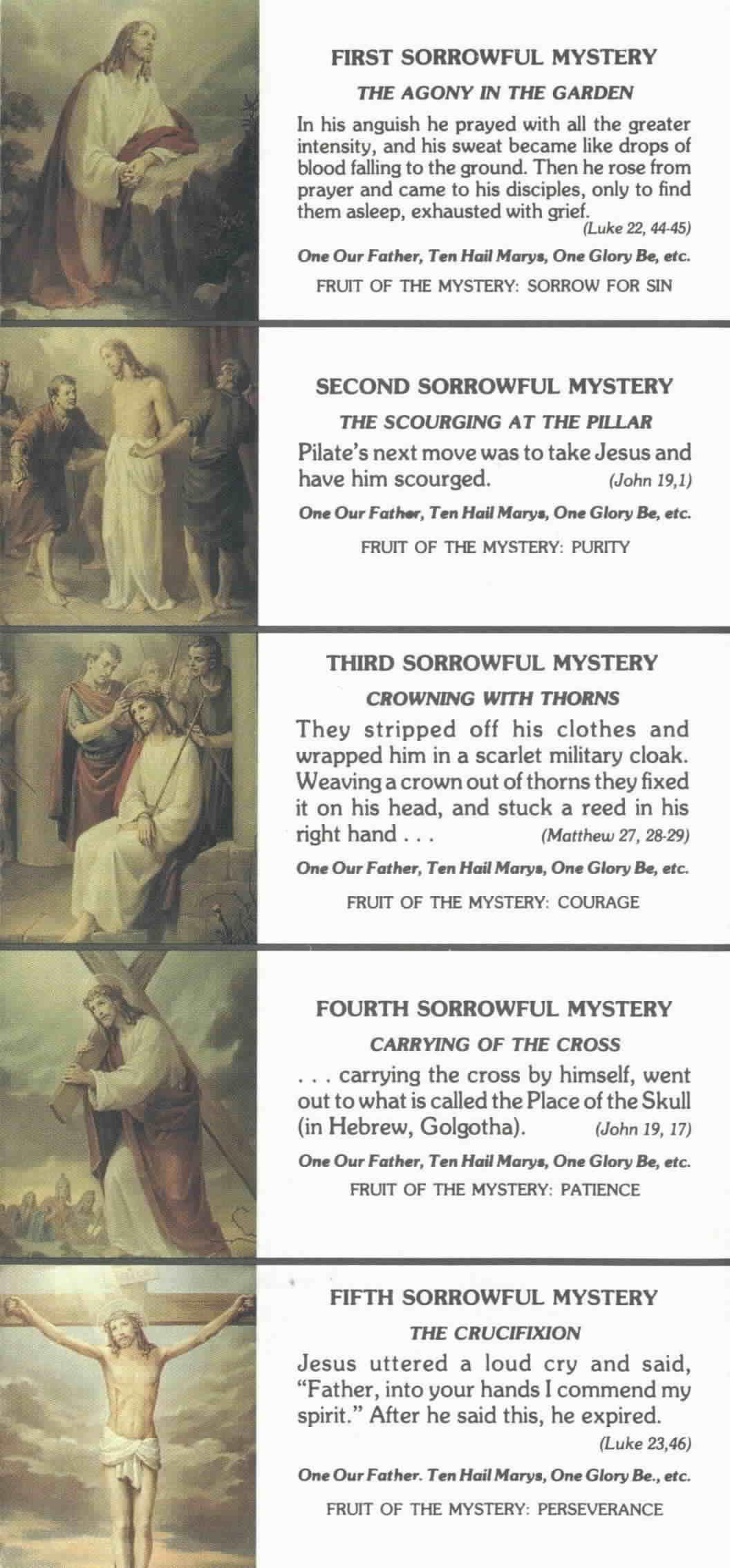Sorrowful Mysteries